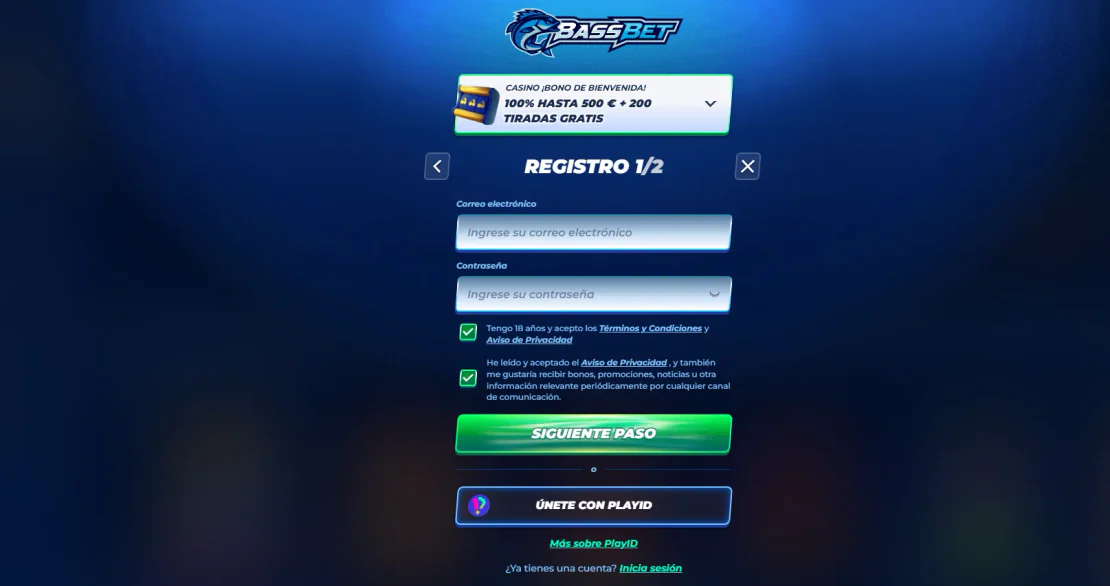 bassbet casino registro